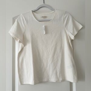 NWT Madewell Cream Tee
